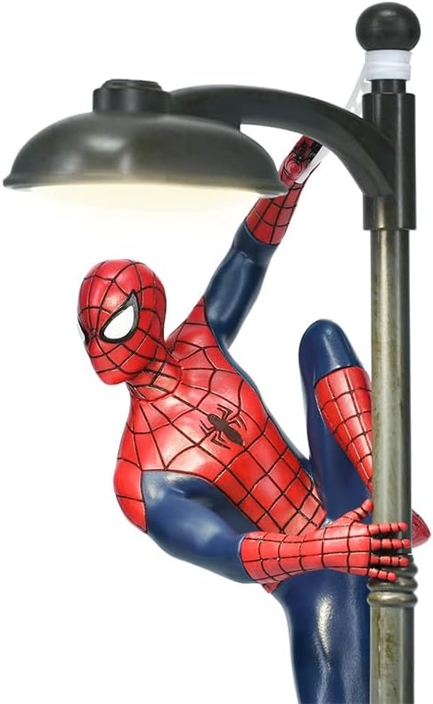 Paladone | Marvel Spiderman Desk Lamp | Officially Licensed Disney Light | Marvel Streetlight | Spider Man Spotlight | Gift for Multiverse Fans | Avengers Desk Light | Peter Parker Table Lamp