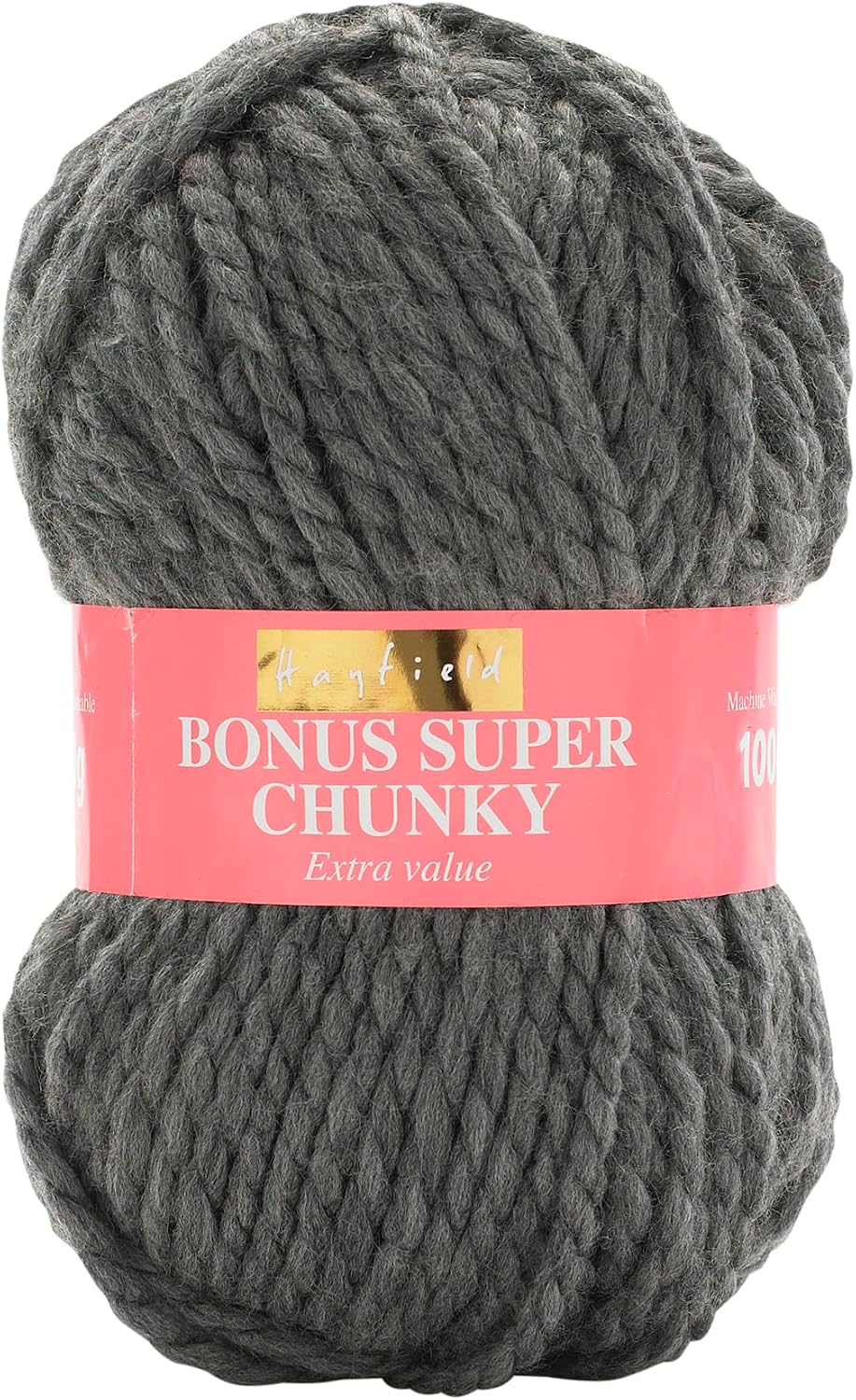 Sirdar Hayfield Bonus Super Chunky, Dark Grey Mix (790), 100g