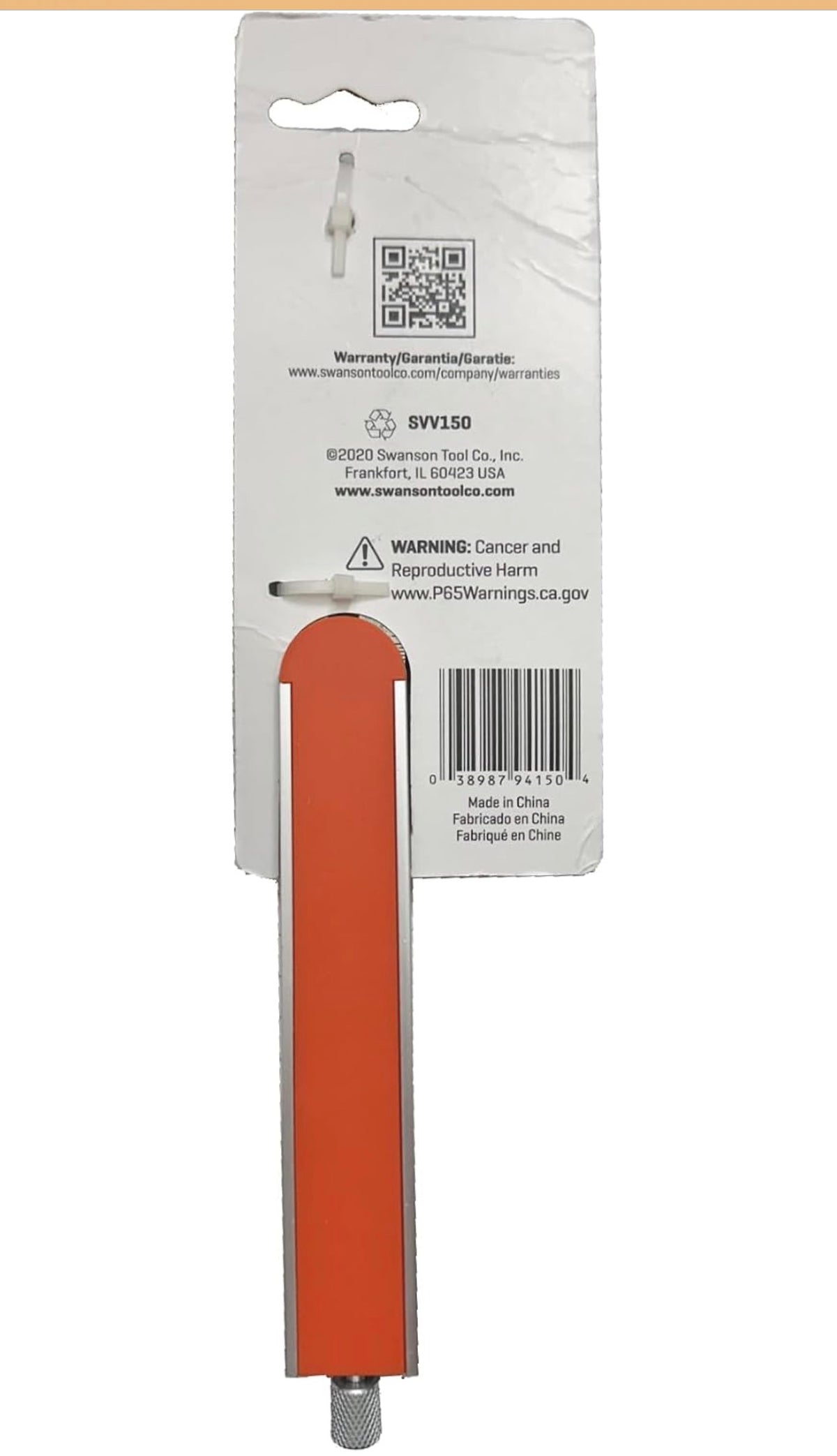 Swanson Tool Co SVV150 9 inch Savage T-Bevel with Stainless Steel Rule, Inches/Metric Marks, Comfort Grip Handle, Secure Metal Knob