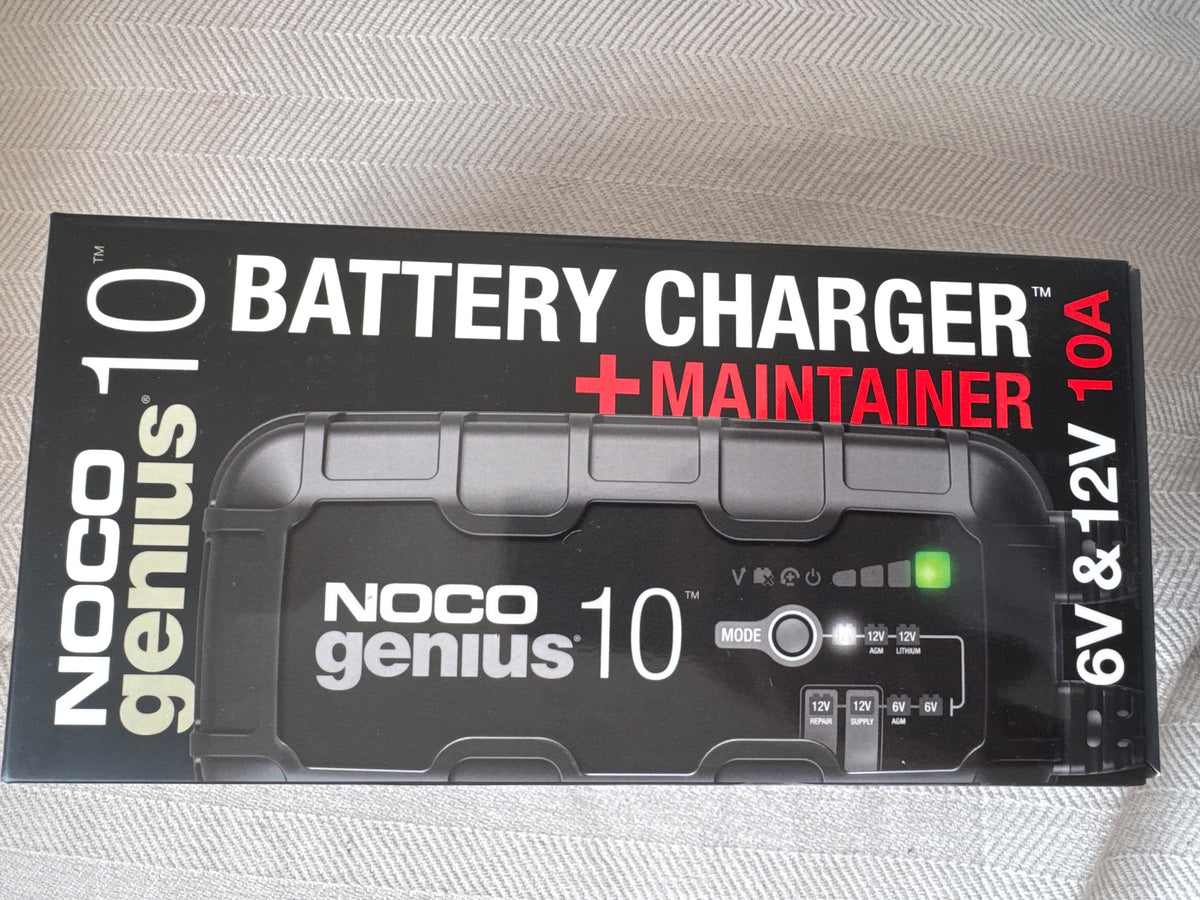 NOCO GENIUS10: 10A 6V/12V Smart Battery Charger – Automatic Maintainer, Trickle Charger & Desulfator with Overcharge Protection & Temperature Compensation – For Lead-Acid & Lithium Batteries
500+ bought in past month