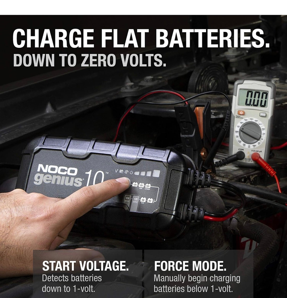 NOCO GENIUS10: 10A 6V/12V Smart Battery Charger – Automatic Maintainer, Trickle Charger & Desulfator with Overcharge Protection & Temperature Compensation – For Lead-Acid & Lithium Batteries
500+ bought in past month
