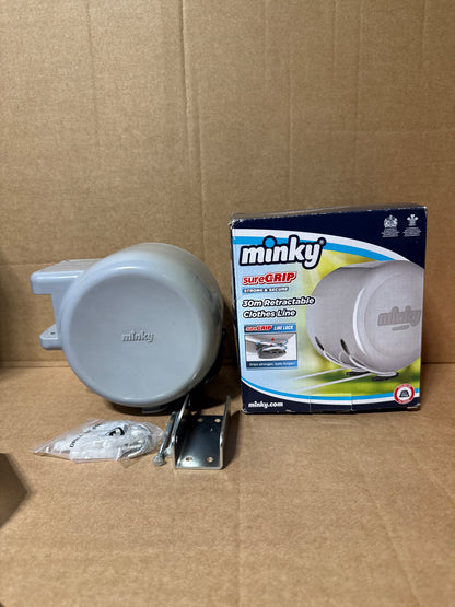 Minky 30m Retractable Clothes Line, Extendable Washing Line, Double Line