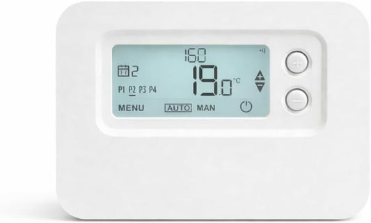 LavaTap Pro Honeywell Wireless Programmable Thermostat CM927 CM921 CM727 Replacement 7 Day Central Heating Programmer Boiler Plus Compliant White Standard