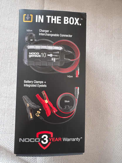NOCO GENIUS10: 10A 6V/12V Smart Battery Charger – Automatic Maintainer, Trickle Charger & Desulfator with Overcharge Protection & Temperature Compensation – For Lead-Acid & Lithium Batteries
500+ bought in past month