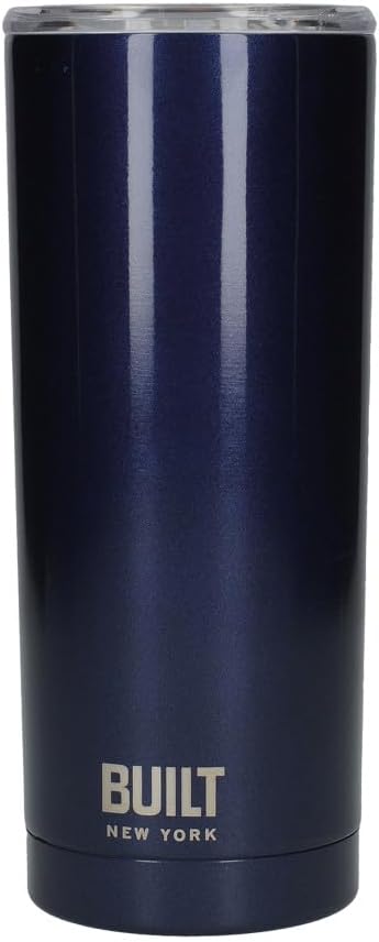Built Insulated Travel Mug, Stainless Steel, Midnight Blue, 590ml