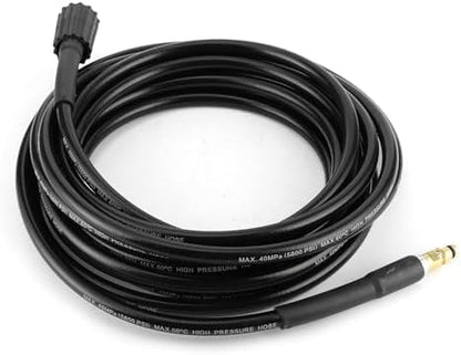40MPa/5800PSI Auto Washer Hose High Pressure Water Cleaning Rubber Pipe Fit for Karcher K2 K3 K4 K5 Pressure Washer Hose (8 meters)