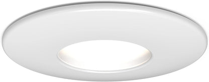 4lite Fire-Rated Indoor Downlight (Matt White) GU10 LED Spotlight with IP65 Rating - 4L1/2200-4yr Guarantee