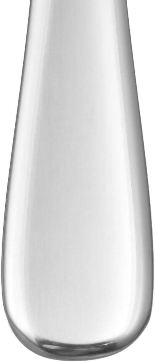 Amazon Basics Stainless Steel Dinner Forks with Round Edge, Dishwasher Safe, Pack of 12, Silver