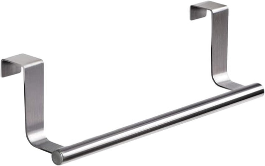 Towel Rail 23 cm Silver for Cupboard Door 5 Seconds Damage-free
