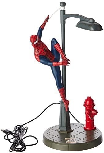 Paladone | Marvel Spiderman Desk Lamp | Officially Licensed Disney Light | Marvel Streetlight | Spider Man Spotlight | Gift for Multiverse Fans | Avengers Desk Light | Peter Parker Table Lamp
