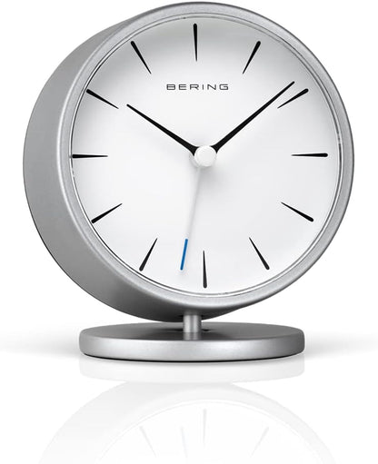 BERING Women's and Men's Alarm Clock Quartz Movement - Home Decor Collection with Plastic Glass 90096-XXXR