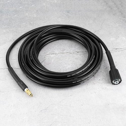 40MPa/5800PSI Auto Washer Hose High Pressure Water Cleaning Rubber Pipe Fit for Karcher K2 K3 K4 K5 Pressure Washer Hose (8 meters)