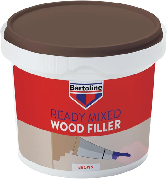Bartoline Ready Mixed Wood Filler Brown 500g – Durable & Easy-to-Use Filler for Interior & Exterior Wood Repairs