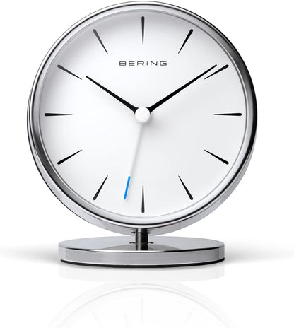 BERING Women's and Men's Alarm Clock Quartz Movement - Home Decor Collection with Plastic Glass 90096-XXXR