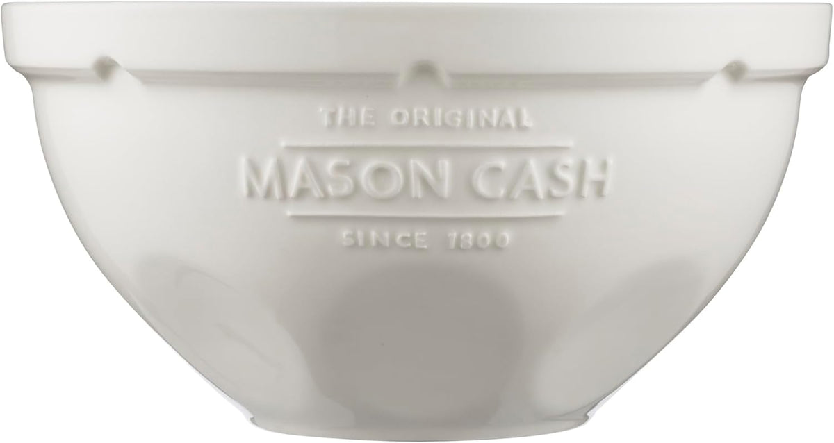 Mason Cash Innovative Kitchen Tilt Mixing Bowl | Dual-Function Stoneware Bowl for Easy Whisking & Baking | Smart Design for Better Mixing Performance