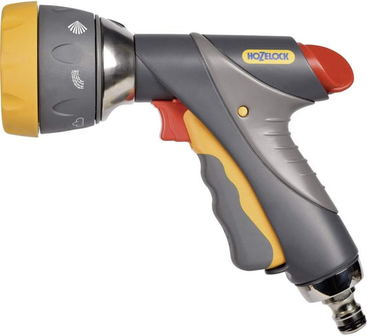 HOZELOCK - Multi-Jet Spray Gun Pro : For Intensive Use, Multi-task Gun, Ergonomic, Comfortable to Use and Robust, Lockable and Flow-controlled: 7 Spray Patterns [2694 0000]