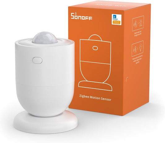 SONOFF SNZB-03P Zigbee Motion Sensor 1-Pack, 3-Year Battery Life, for Alert System and Automations Wireless Motion Detector, SONOFF Zigbee Bridge Required, Batteries Included
