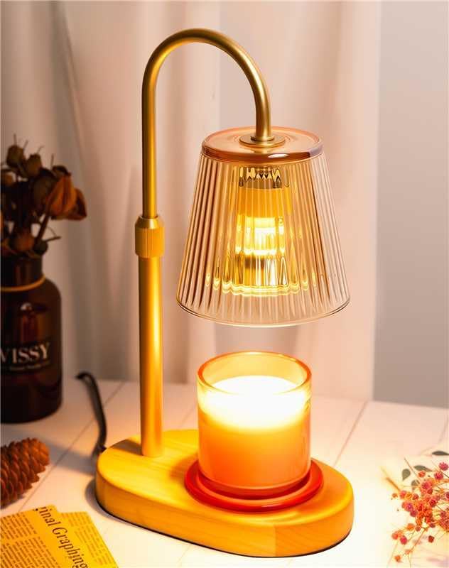 Candle Warmer Lamp with Timer - Electric Wax Melter Flameless Burner Heater