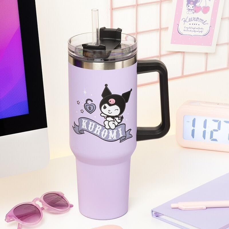 Kuromi Insulated Tumbler 900ml - Officially Licensed Sanrio Product
