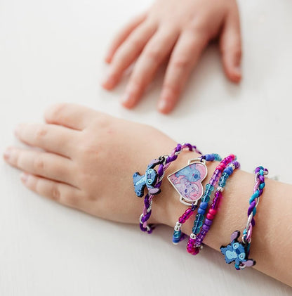 Totum Stitch Disney Charm Bracelet, Make Your Own Charm Bracelets, Arts and Crafts Jewelery Making for Kids Ages 5+
