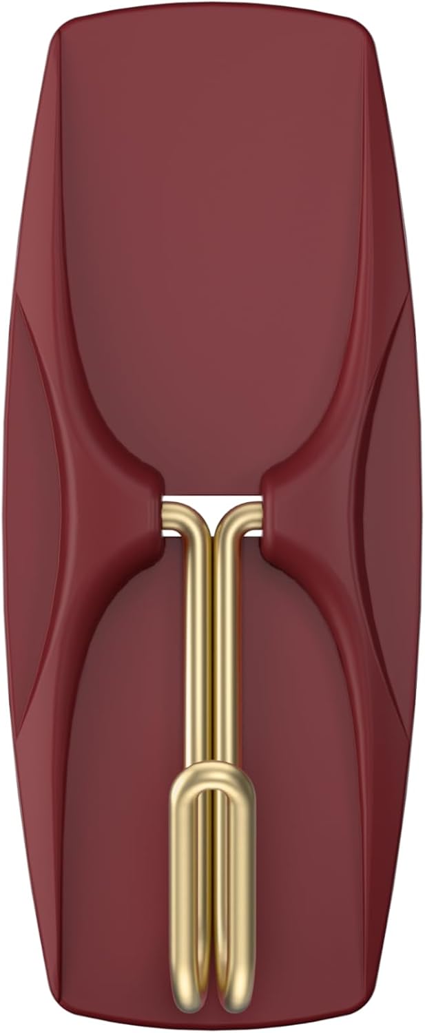 Command Medium Wire Hooks, 6 Light Brown Hooks and 8 Adhesive Strips