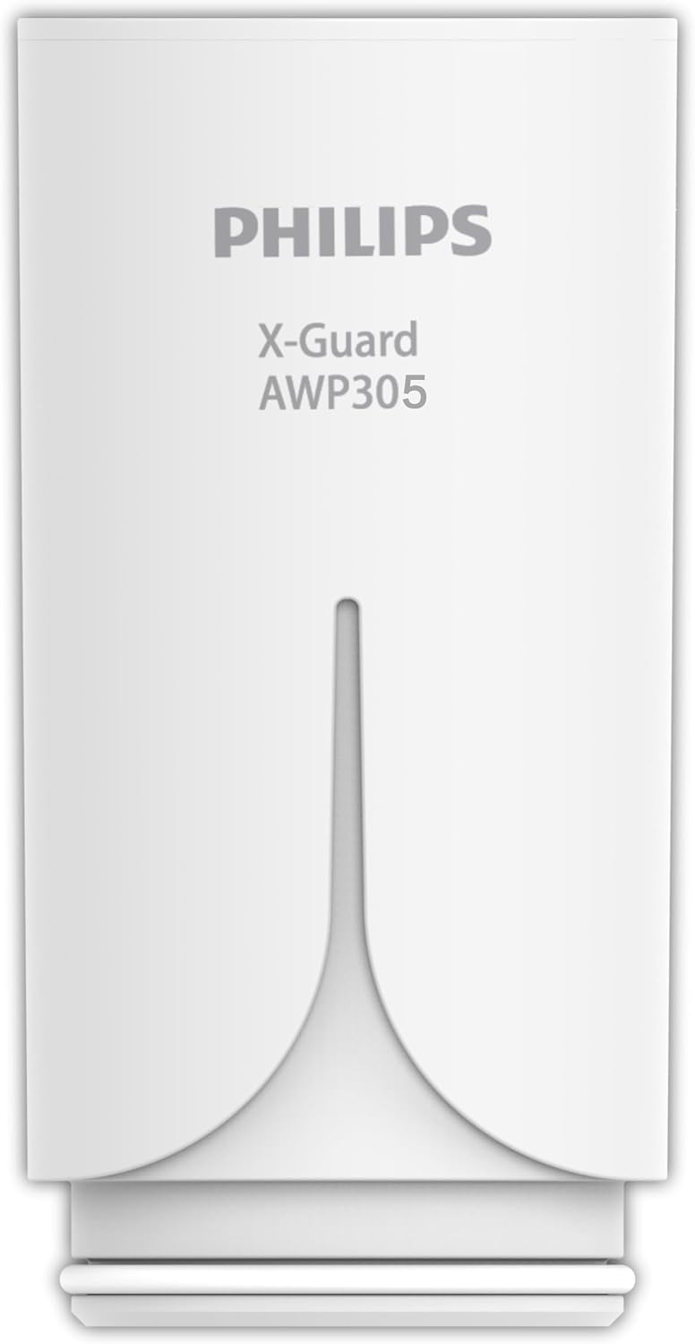 Philips Water Ontap Filter AWP3703 MICROFILTRATION, 1000 L filtration capacity, reduces chlorine, sediment, and other taste-impacting substances (Packing May Vary), White