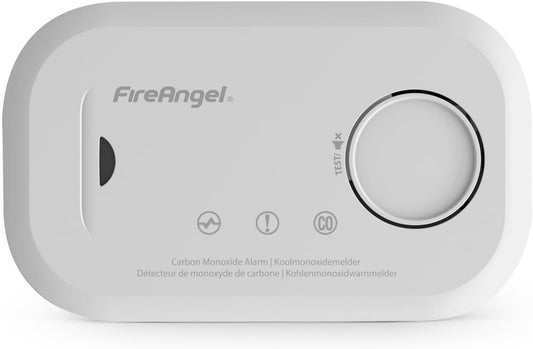 FireAngel FA6813 Portable Carbon Monoxide Detector/Alarm, 10 Year CO Alarm