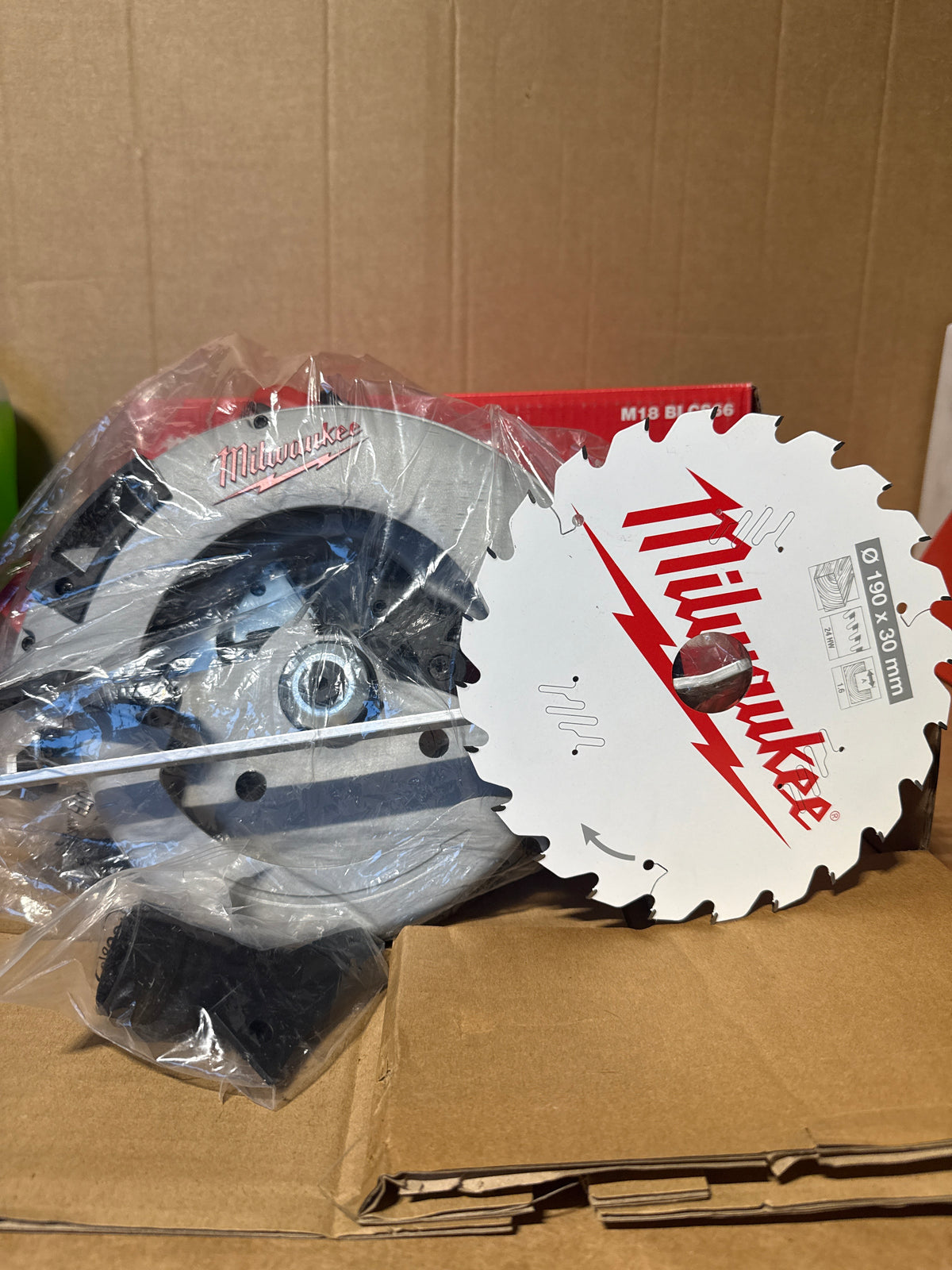 Milwaukee M18 CCS55 Circular Saw, 18.0V, without battery or charger, 18V, color red