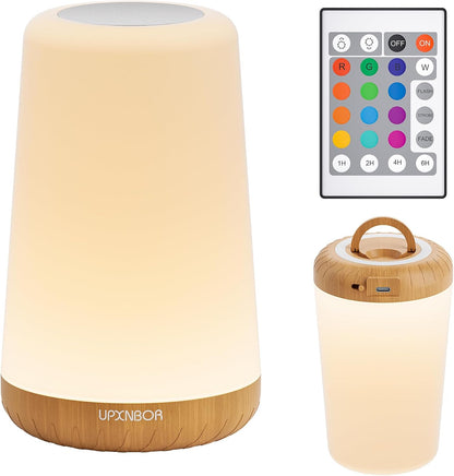 Night Light, LED Touch Silicone Bedside Lamp for Bedroom, Living Room & Kids