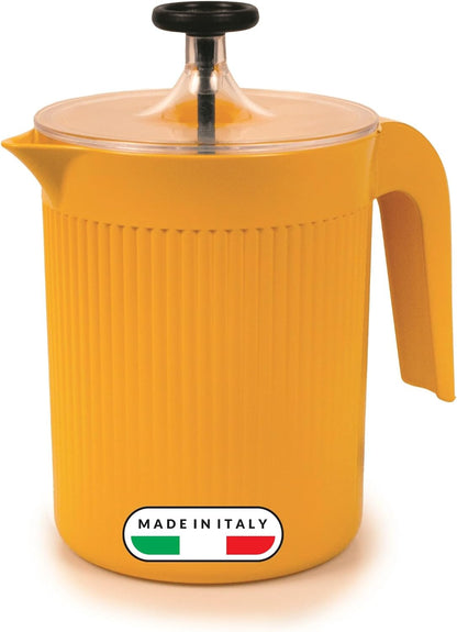 Snips Cremix Manual Milk Frother 0.5 L, Cream, Made in Italy