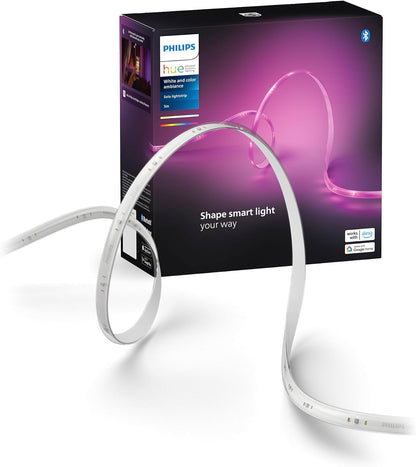 Philips Hue Indoor Solo Smart LED Lightstrip, 5m, Base Kit, 1 Pack
