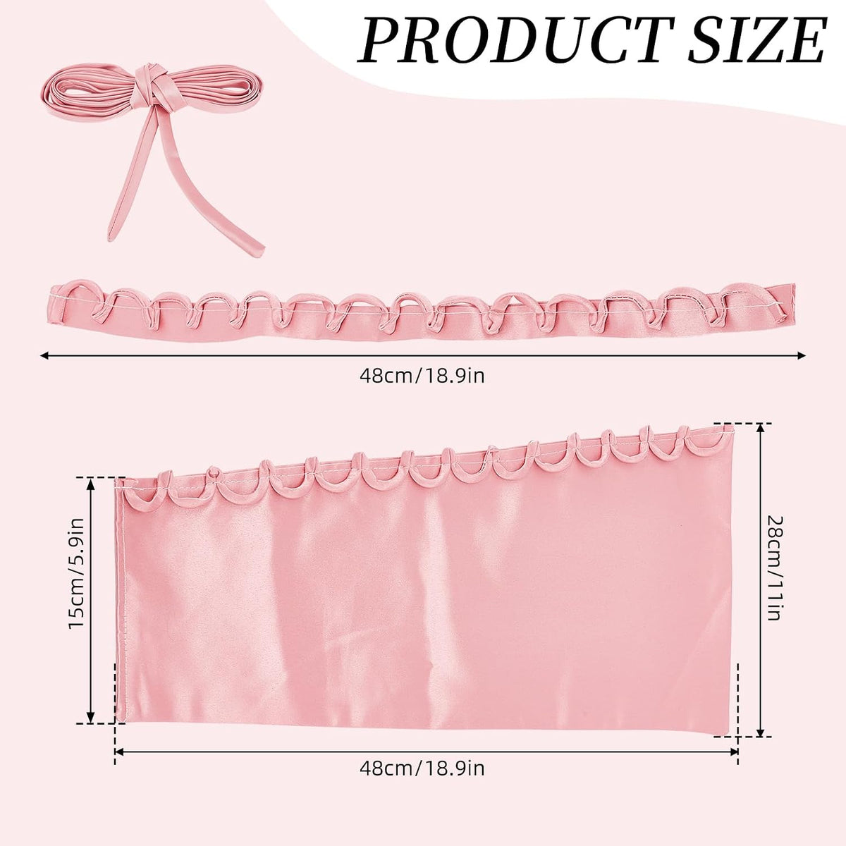NICENEEDED Black and Pink Satin Corset Back Kit for Women Wedding Dress | Bridal Dress Zipper Replacement Set, Adjustable Corset Pink Lace-up Back Replacement Gown Corset Kit Zipper Extender