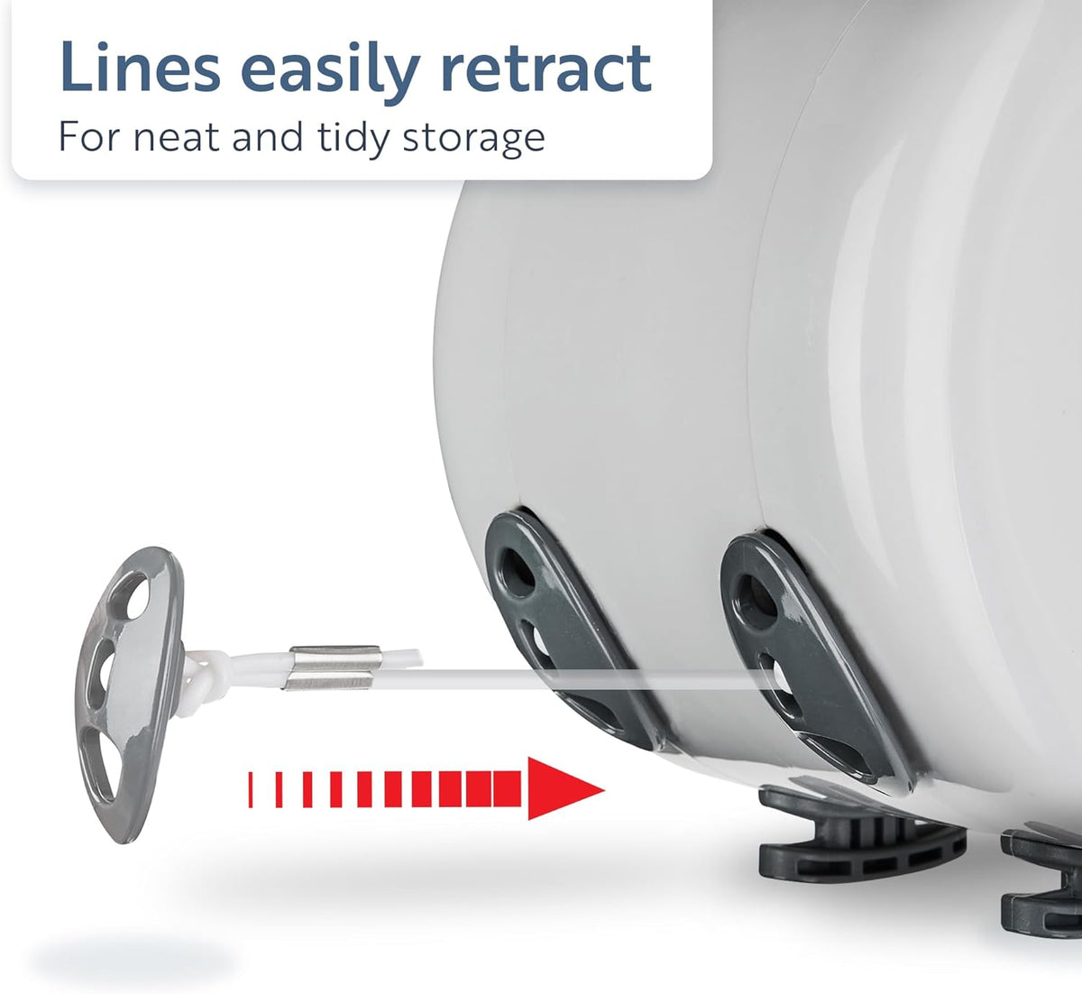 Minky 30m Retractable Clothes Line, Extendable Washing Line, Double Line