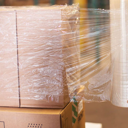 Heavy Duty Strong Pallet / StretchWrap / Shrink Wrap Packaging Cling Film - 400mm x 220m Pallet Stretch Wrap for Moving Home, Furniture, Luggage and Parcel