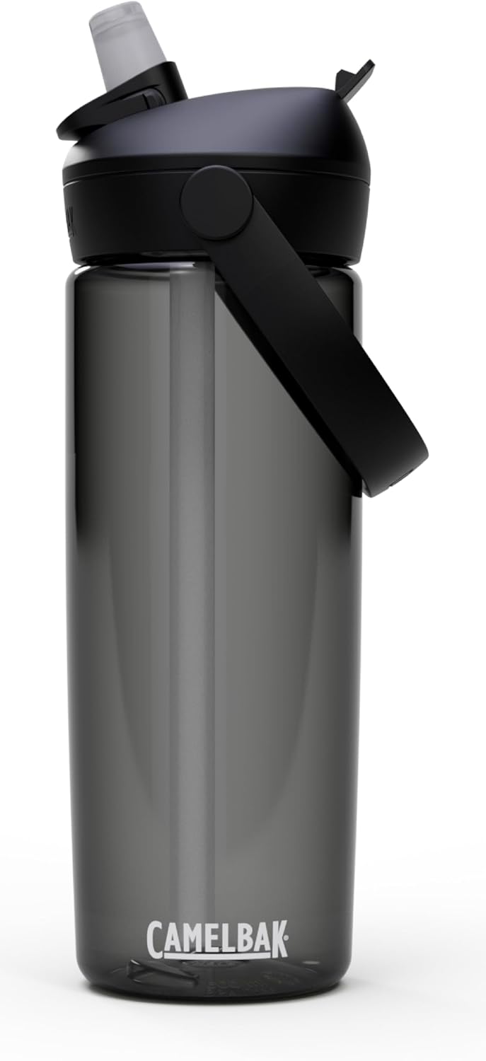 CAMELBAK - Thrive Flip Straw Bottle with Tritan Renew, Drinkware, Charcoal, 600 ml