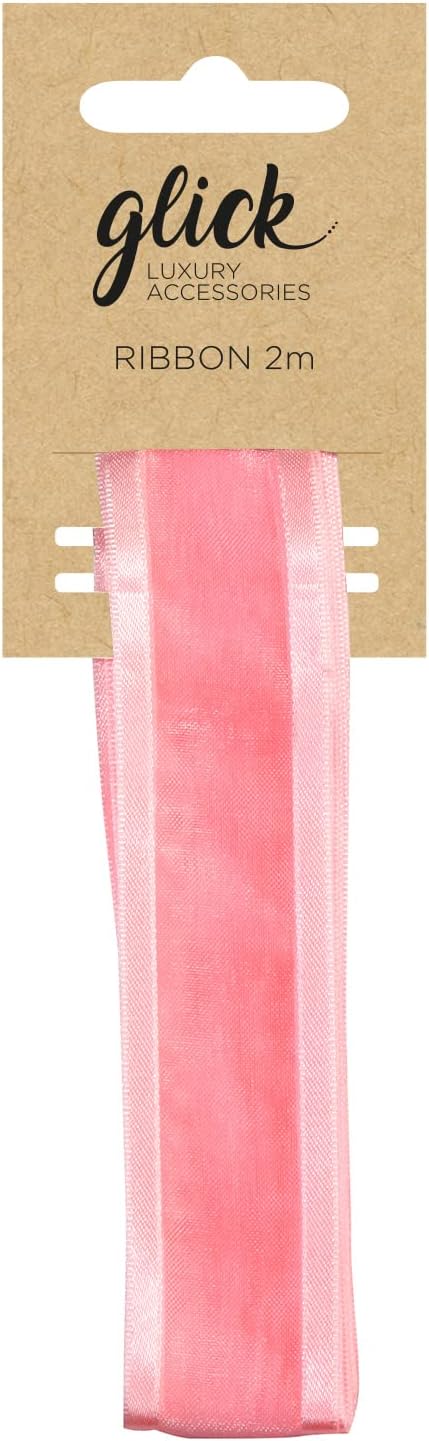 Baby Pink Satin Edge Ribbon for Gift Wrapping, Arts and Crafts, Luxury Pink Ribbon