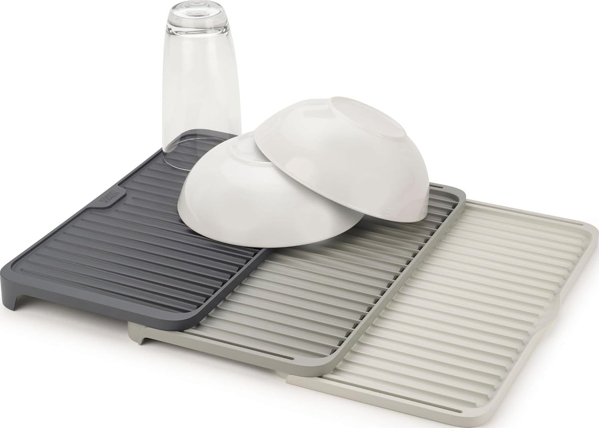 Joseph Joseph Tier Expandable Draining Board, Plastic, Grey, 2