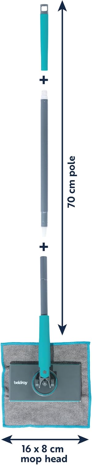 Beldray Anti Bac Bathroom Mop With 70 Cm Handle