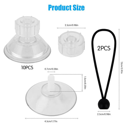 10 PCS Limpets for Caravan Awning, Limpets for Awning Suction Cup