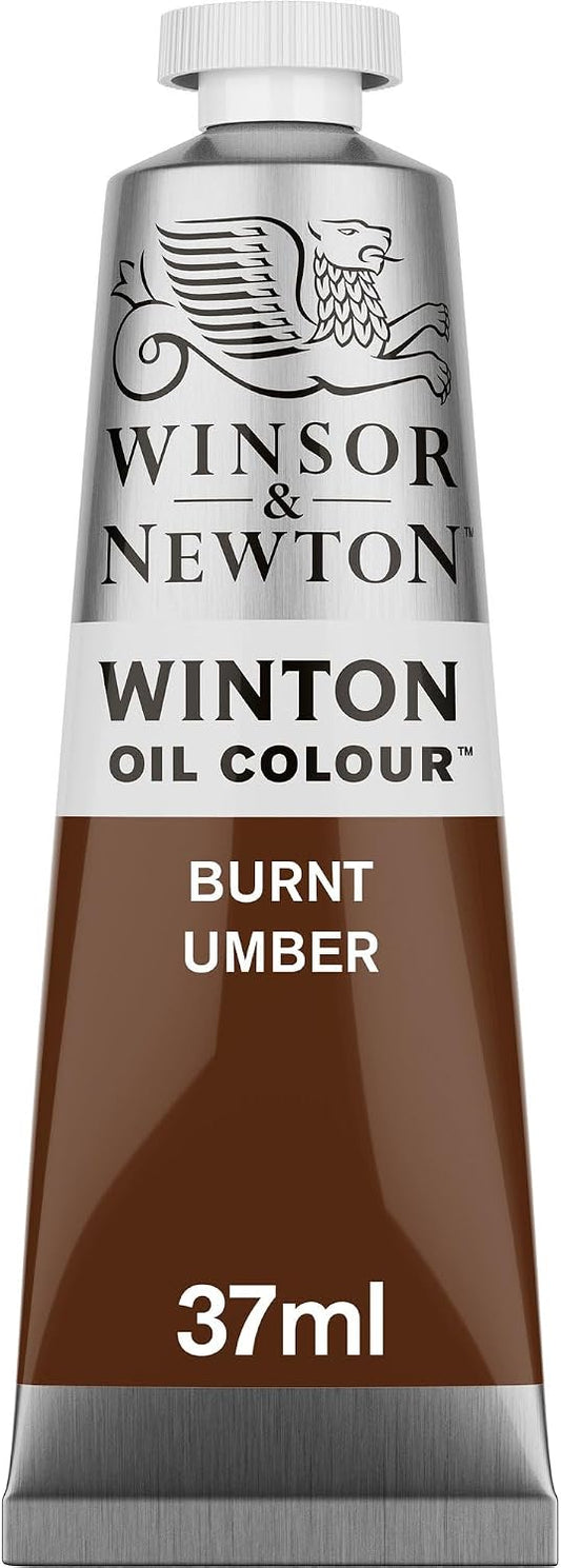 Winsor & Newton Winton Oil Colour Tube, 37 ml - Burnt Umber,1414076