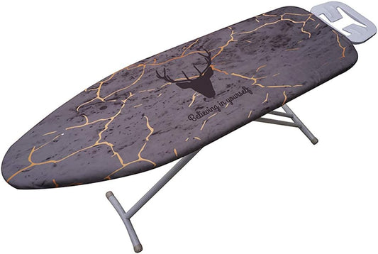 Cotton Ironing Board Cover with Padding,Thick Padding Heat Reflective Ironing Board Covers, Fits Large & Extra Large Size Iron Boards, 55 x 20 Inches/140x50cm,Marbling #1