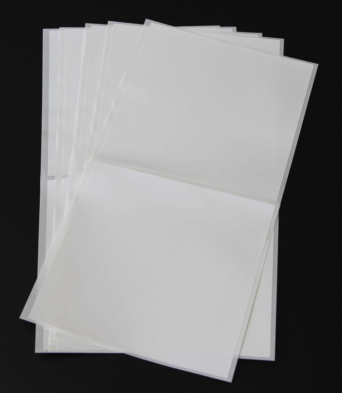 50pc Tile Stickers 6 x 6 inch Transfers Covers for Kitchen Bathroom 15 x 15cm Square Wall Tile DIY Stick On Wall Peel and Stick Tile Style Decals Stickers Transfers TSA30 (White, 15x15 cm)