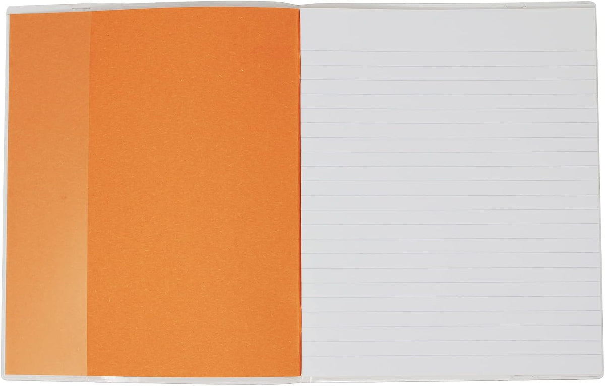 Bright Ideas Clear PVC A5 Exercise Book Covers, 21.1cm x 16.7cm (Folded), 250 Micron, Pack of 10, Extra Strong Wipe Clean Clear PVC School Book Covers, Fits Standard A5 Exercise Books, BI9002