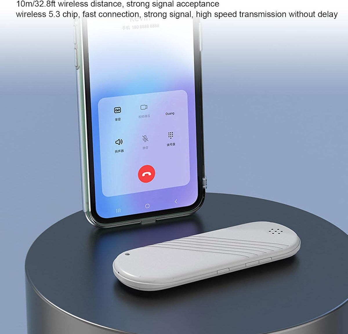 Bluetooth Pillow Speaker for Sleeping, Wireless Bone Conduction Speaker, Mini Portable Under Pillow Speakers with Volume Control & Timer Function, Insomnia White Noise Machine