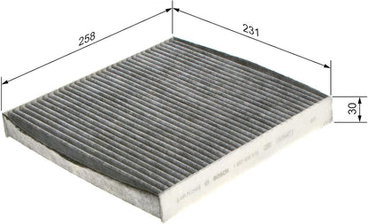 Bosch R5515 Activated Carbon Cabin Filter - Replacement Filter