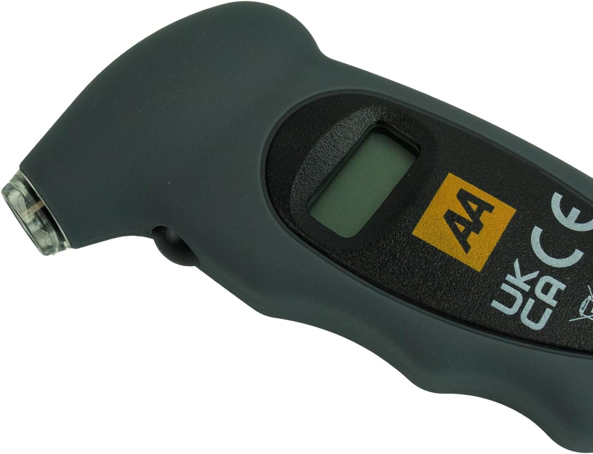 AA Digital Tyre Pressure Gauge AA1634 - Easy to Use on Cars Motorbikes Vans Bicycles - Backlit LCD Screen - 0-100 PSI/0-6.85 Bar