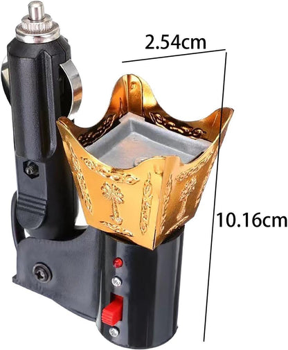 Car Electric Incense Burner, Bakhoor Oil wood Burner