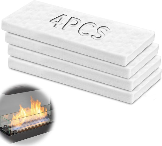 4pcs Ceramic Wool Sponge 300x100x25mm Ceramic Wool for Bioethanol