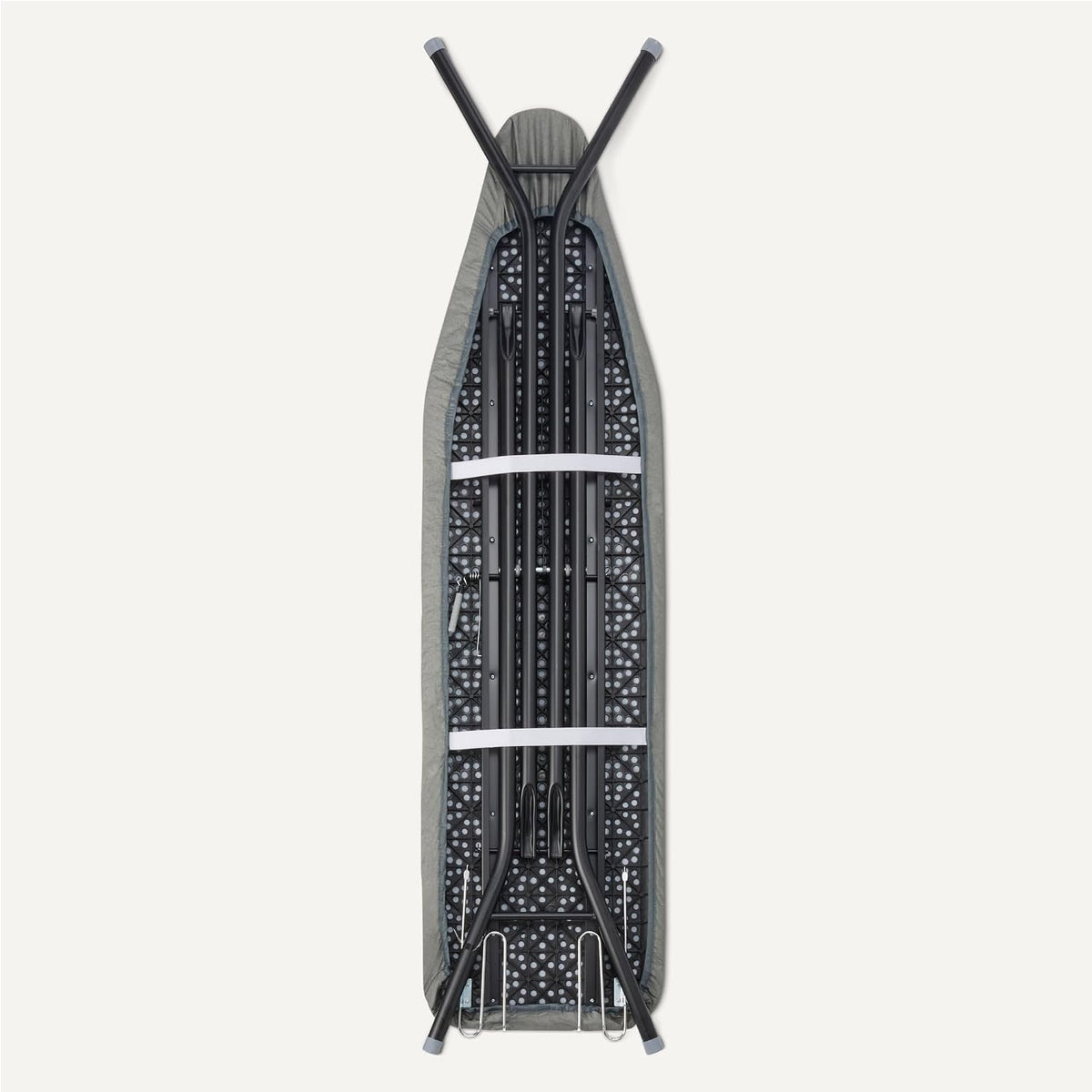 Amazon Basics Ironing Board Cover, Standard Size,Thick Padding, Grey, 38.1 x 137.2 cm (Ironing board not included)