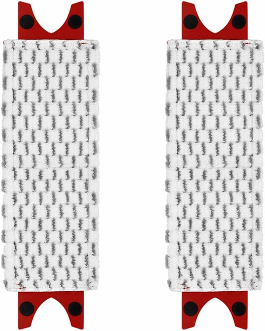 2 PCS Mop Head Replacement for Vileda 1-2 Spray Mop,Washable Microfibre Mop Head Compatible with Flat Mops&Spray Mops for Cleaning Floor